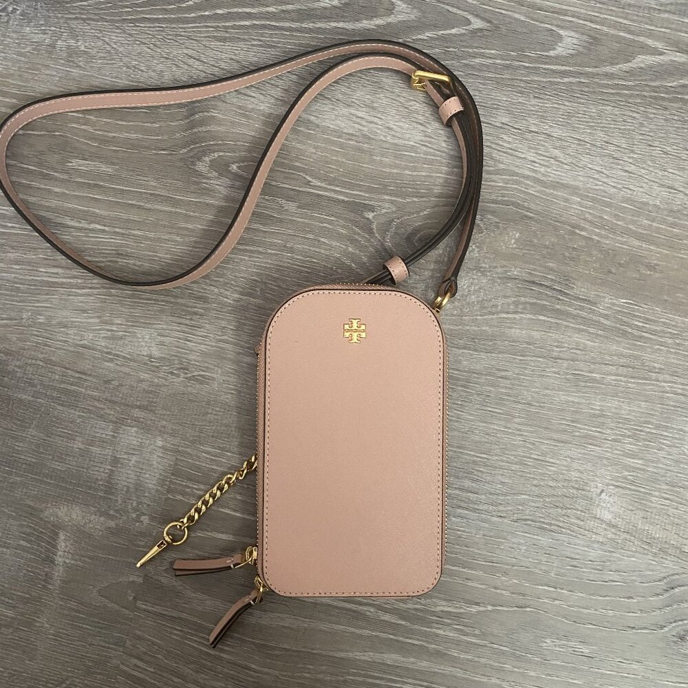 Tory Burch Pink Crossbody Purse Wallet